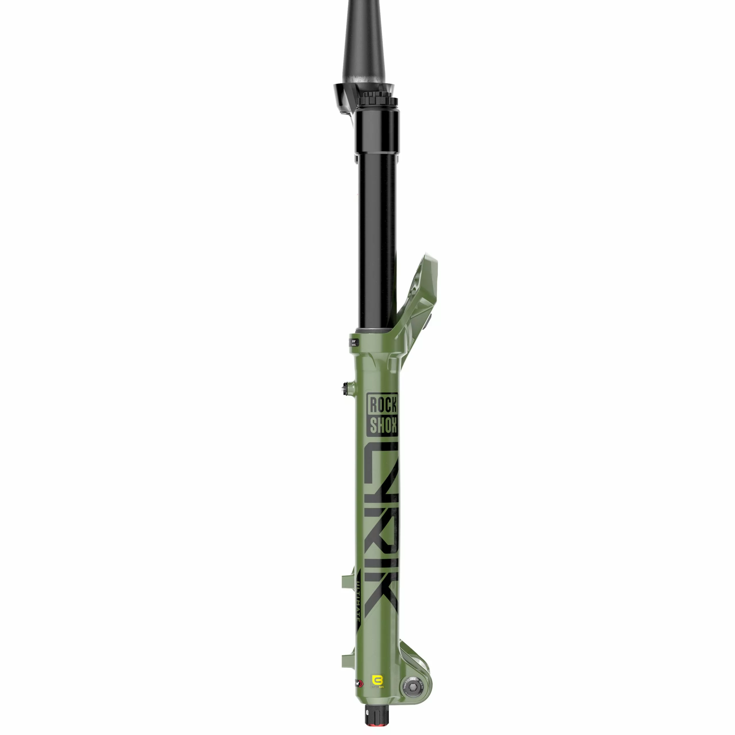 Rock Shox Lyrik Ultimate Charger 3 RC2 Debon Air+ 140mm 27.5"/44mm Off-Set/15x110mm Gloss Green – Bild 3